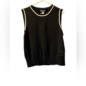 Karl Lagerfeld Black and White Women’s Sweater XL